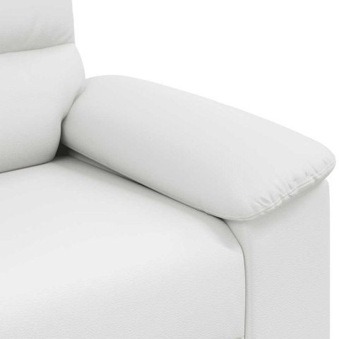 FOTEL BRĄZOWY 60CM OBITY SZTUCZNĄ SKÓRĄ