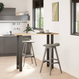 NOGI DO STOŁU BAROWEGO ANTRACYT 2 SZT. 40X(110-111)CM STAL