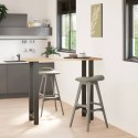 VidaXL Nogi do stołu barowego Antracyt 2 szt. 50x(110-111) cm Stal