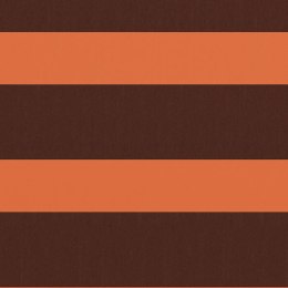 PARAWAN BALKONOWY OSŁONA OGRODOWA TARASOWA POMARAŃCZ I BRĄZ 120X300CM TKANINA OXFORD