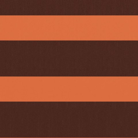 PARAWAN BALKONOWY OSŁONA OGRODOWA TARASOWA POMARAŃCZ I BRĄZ 120X300CM TKANINA OXFORD