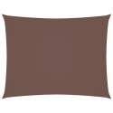 PROSTOKĄTNY ŻAGIEL OGRODOWY TKANINA OXFORD 3X6M BRĄZOWY