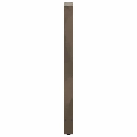 NOGI DO STOŁU BAROWEGO NATURALNA STAL 2 SZT. 40X(110-111)CM STAL