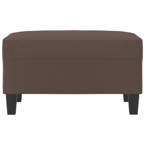 VidaXL Podnóżek, brązowy, 70x55x41 cm, sztuczna skóra