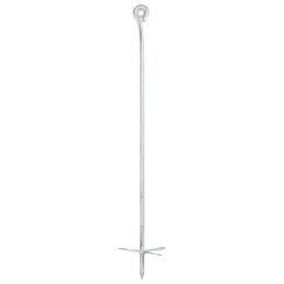 KOTWY GRUNTOWE 6 SZT. 10X60CM GALWANIZOWANY METAL