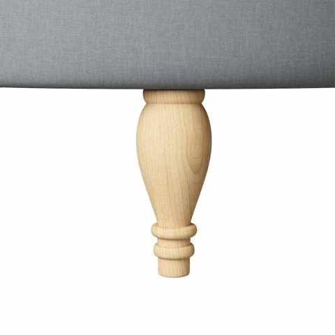 FOTEL TYPU SLIPPER JASNOSZARY 56,5X70X110CM TKANINA