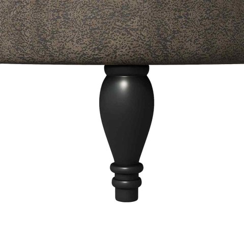 FOTEL TYPU SLIPPER CIEMNOSZARY 56,5X70X110CM