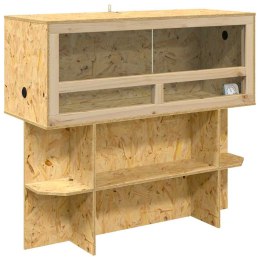 TERRARIUM BRĄZOWY 100X40X90CM OSB