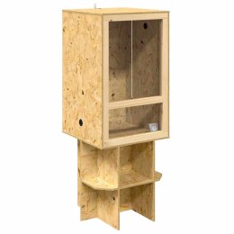 TERRARIUM BRĄZOWY 50X50X130CM OSB