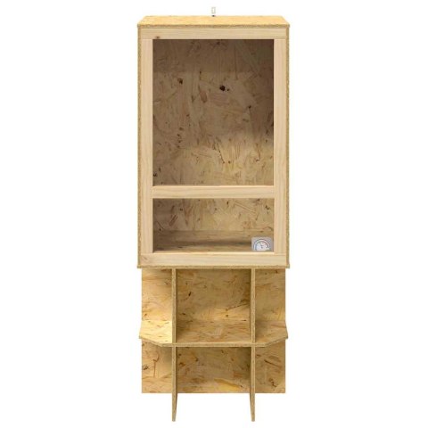 TERRARIUM BRĄZOWY 50X50X130CM OSB