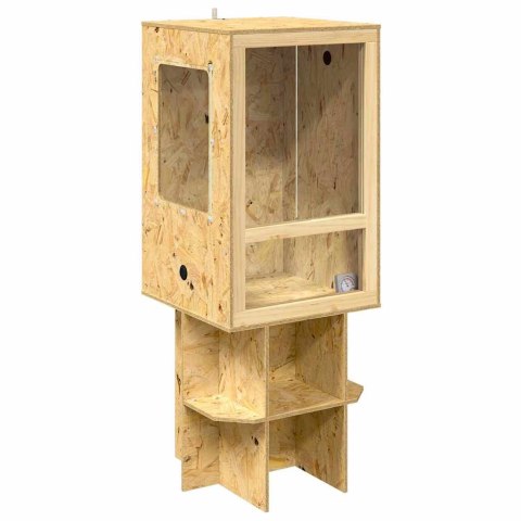 TERRARIUM BRĄZOWY 50X50X130CM OSB