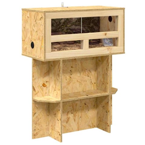 TERRARIUM BRĄZOWY 60X30X80CM OSB