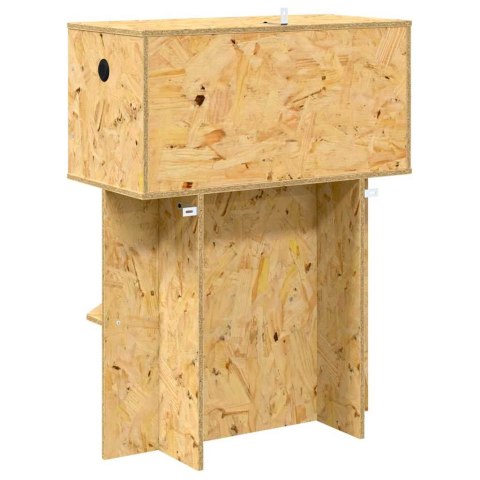 TERRARIUM BRĄZOWY 60X30X80CM OSB