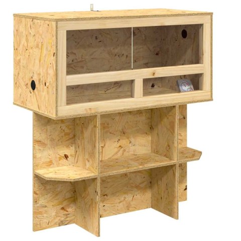 TERRARIUM BRĄZOWY 80X40X90CM OSB