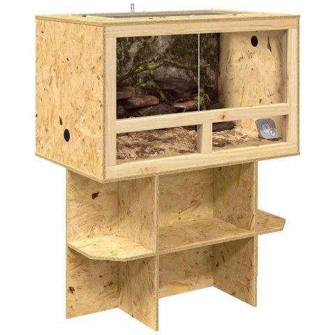 TERRARIUM BRĄZOWY 80X50X100CM OSB