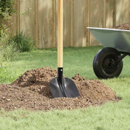 GŁOWICA ŁOPATY CZARNA 4 SZTUKI 34,5X24CM STAL MALOWANA PROSZKOWO