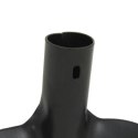 GŁOWICA ŁOPATY CZARNA 4 SZTUKI 34,5X24CM STAL MALOWANA PROSZKOWO