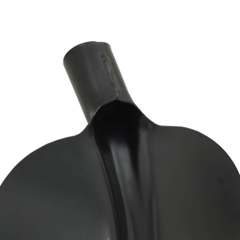GŁOWICA ŁOPATY CZARNA 4 SZTUKI 34,5X24CM STAL MALOWANA PROSZKOWO