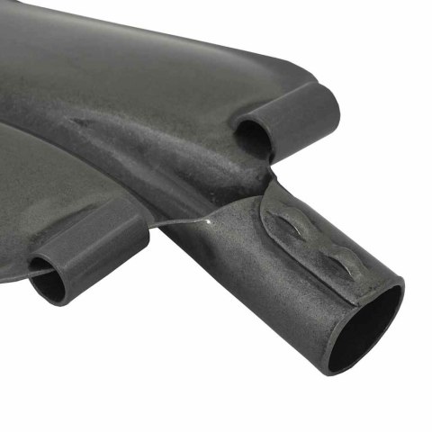 GŁOWICA ŁOPATY SREBRNA 33X21CM STAL MALOWANA PROSZKOWO