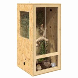 TERRARIUM PIONOWE 50X50X100CM DLA GADA GRYZONIA PŁYTA OSB SZKŁO TERMOMETR
