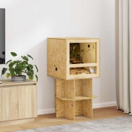 TERRARIUM BRĄZOWY 50X50X50CM OSB