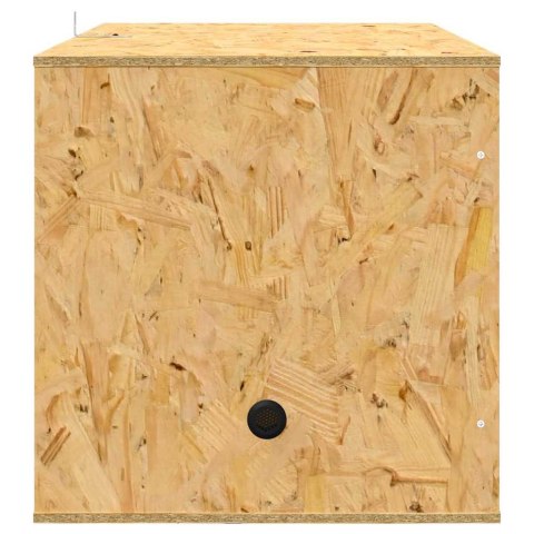 TERRARIUM BRĄZOWY 80X50X50CM OSB