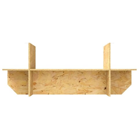 PODSTAWA TERRARIUM Z PÓŁKĄ BRĄZOWY 100X40X50CM OSB