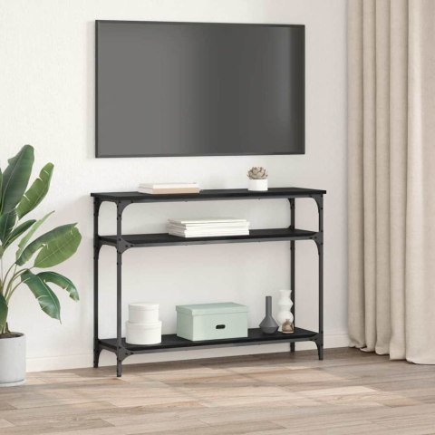 KONSOLA CZARNY DĄB 100X29X75CM