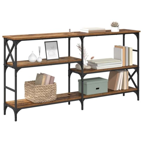 KONSOLA STARE DREWNO 150X29X76.5CM