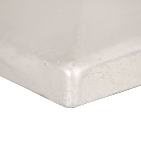 ZATYCZKI NA SŁUPKI 6 SZT. GALWANIZOWANY METAL 91X91MM