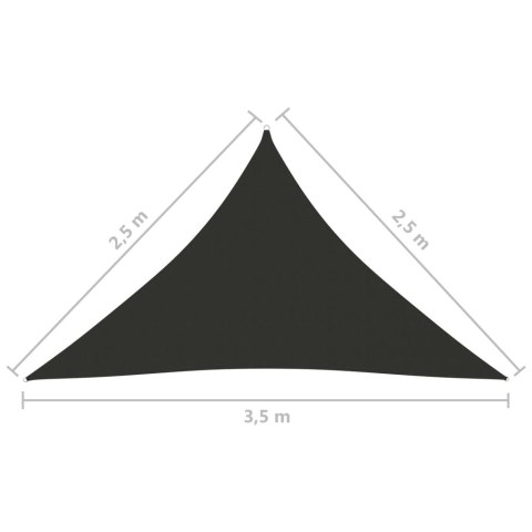 ŻAGIEL PRZECIWSŁONECZNY OGRODOWY WODOODPORNY MARKIZA TARAS 2,5X2,5X3,5M