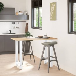 NOGI DO STOŁU BAROWEGO BIAŁE 2 SZT. 60X(90-91)CM STAL