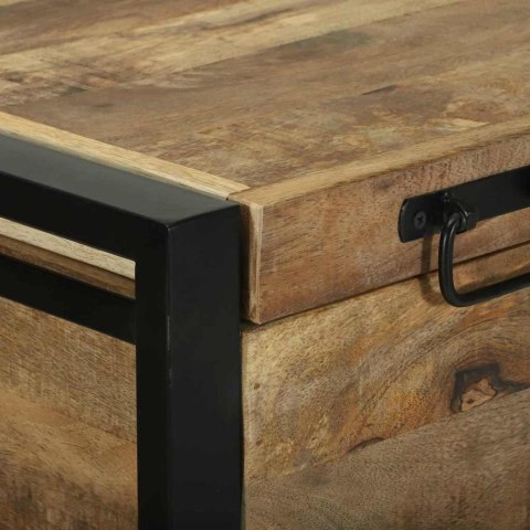 PUDEŁKO DO PRZECHOWYWANIA BRĄZOWY LITE DREWNO MANGO