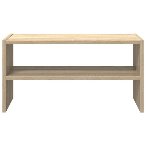 VidaXL Stojak na buty, sztaplowany, dąb sonoma, 60x30x30,5 cm