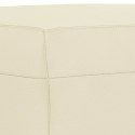 VidaXL 4-osobowa sofa z poduszkami, kremowa, sztuczna skóra