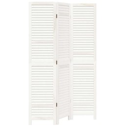 PARAWAN POKOJOWY 3-PANELOWY BIAŁY LITE DREWNO PAULOWNI