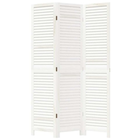 PARAWAN POKOJOWY 3-PANELOWY BIAŁY LITE DREWNO PAULOWNI