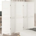 PARAWAN POKOJOWY 5-PANELOWY BIAŁY LITE DREWNO PAULOWNI