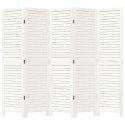 PARAWAN POKOJOWY 5-PANELOWY BIAŁY LITE DREWNO PAULOWNI