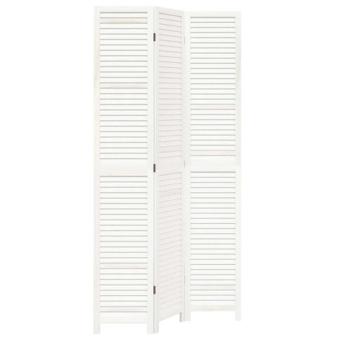 PARAWAN POKOJOWY 3-PANELOWY BIAŁY LITE DREWNO PAULOWNI