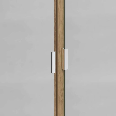 ZESTAW SZAFEK ŁAZIENKOWYCH Z PÓŁKĄ Z DRZWIAMI DĄB RZEMIEŚLNICZY