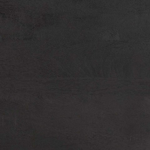 BUFET Z PÓŁKĄ Z DRZWIAMI CZARNY 90X33X75CM DREWNO Z MANGO
