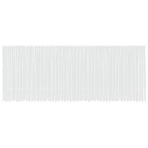 FIRANKA KORONKOWA Z ZASŁONAMI BIAŁY 1200X280CM POLIESTER