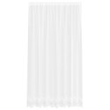 FIRANKA KORONKOWA Z ZASŁONAMI BIAŁY 200X200CM POLIESTER