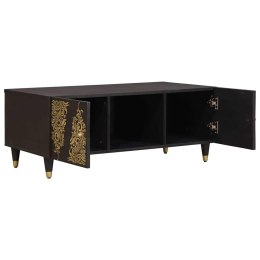 VidaXL Stolik kawowy Czarny 100 x 54 x 40 cm Drewno z mango