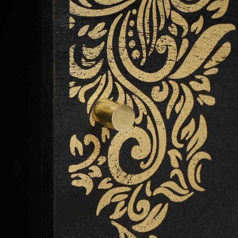 VidaXL Stolik kawowy Czarny 100 x 54 x 40 cm Drewno z mango