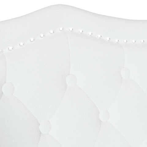 FOTEL CHESTERFIELD BIAŁY 120,5X65X75CM SKÓRA EKOLOGICZNA