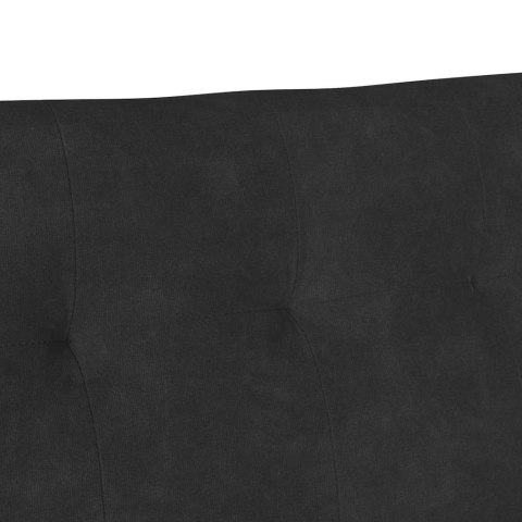 FOTEL CHESTERFIELD CZARNY 112X65.5X75CM AKSAMIT