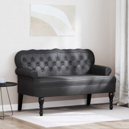FOTEL CHESTERFIELD CZARNY 119.5X64.5X75CM