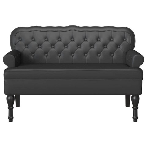 FOTEL CHESTERFIELD CZARNY 119.5X64.5X75CM